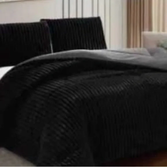 Elegant Charcoal Comforter Set - Picture 5 of 5